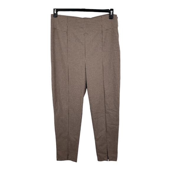 Favorite Daughter pants The Suits You Plaid High Waist Slit Hem Leggings 18 - Picture 2 of 8